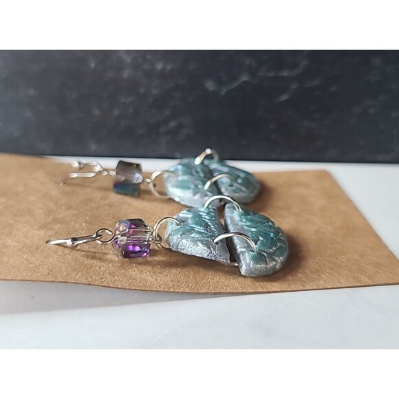 Polymer Clay Dangling Earrings New - Picture 3 of 10